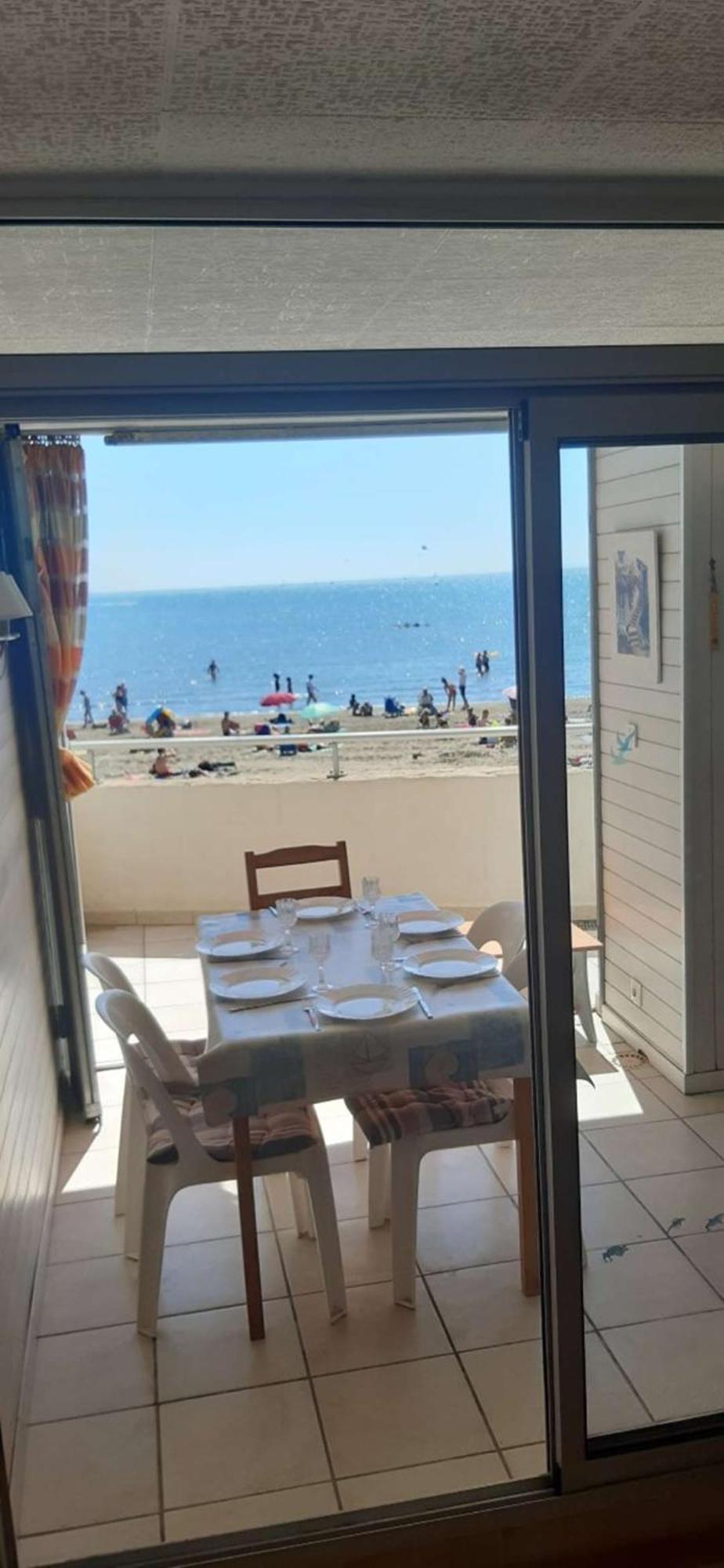 As22244- P4 Vue Mer, Sur La Plage A 2 Pas Du Centre Ville Avec Parking Prive Le Grau-du-Roi Exterior foto